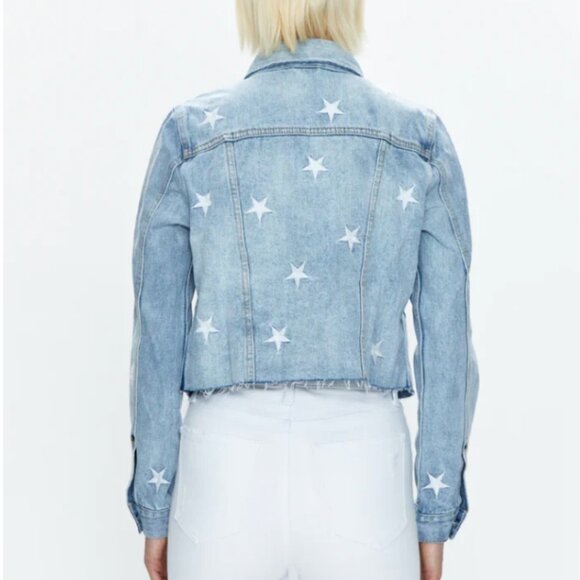 Pistola Brando Cropped Denim Jacket - Picture 3 of 5